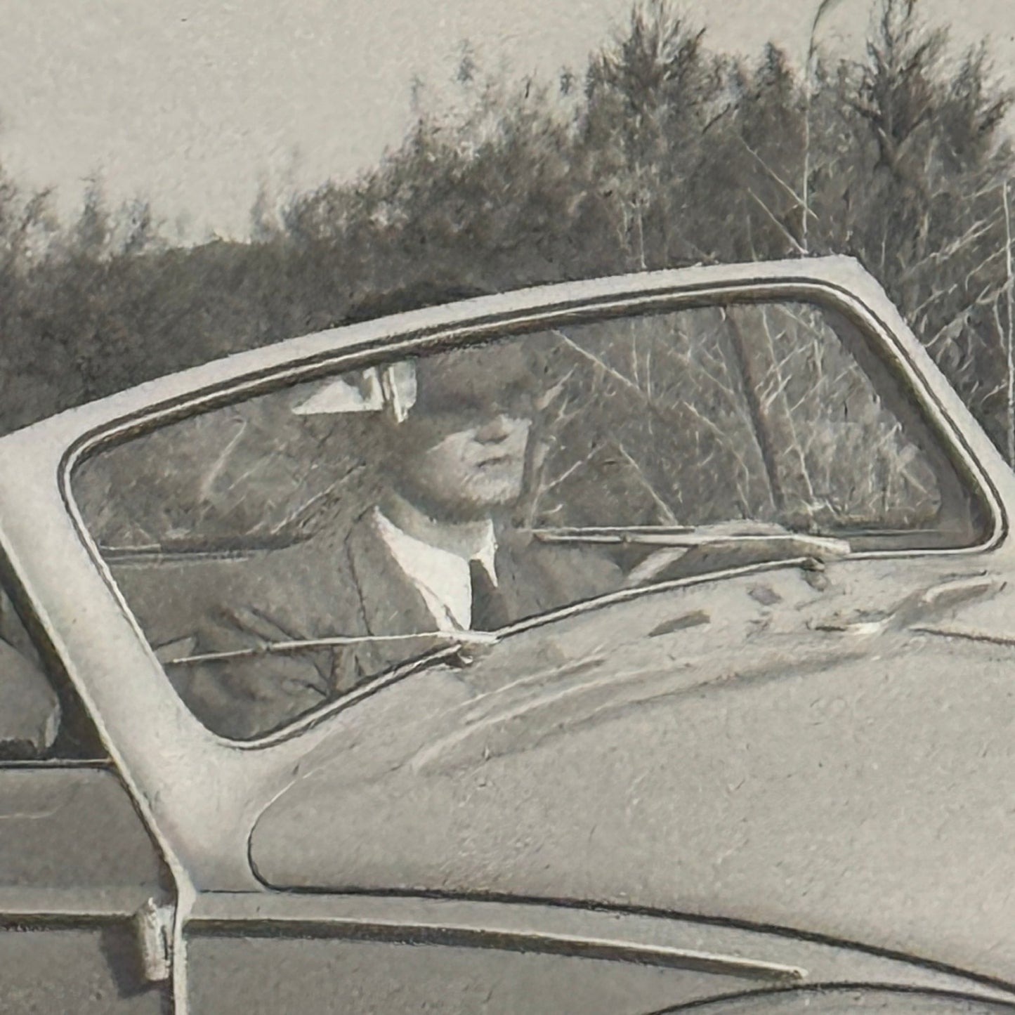 Vintage Volkswagen Beetle Convertible Cabriolet VW Automobile Photo Photograph
