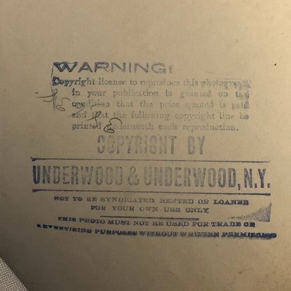 Press Photo Photograph Shoe Factory Machinery Underwood & Underwood