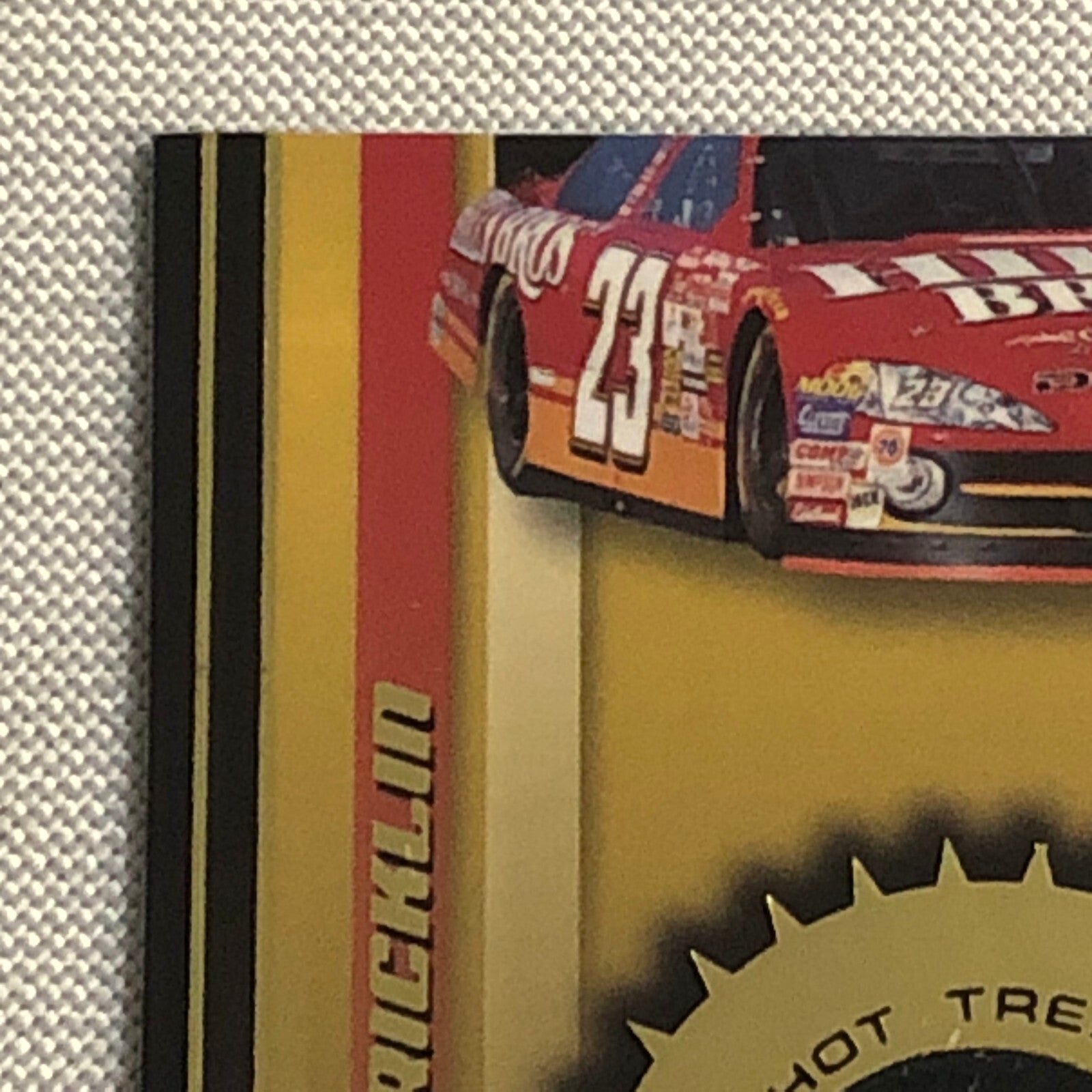 2002 Press Pass Hot Treads Tire Relic Card Hut Stricklin NASCAR