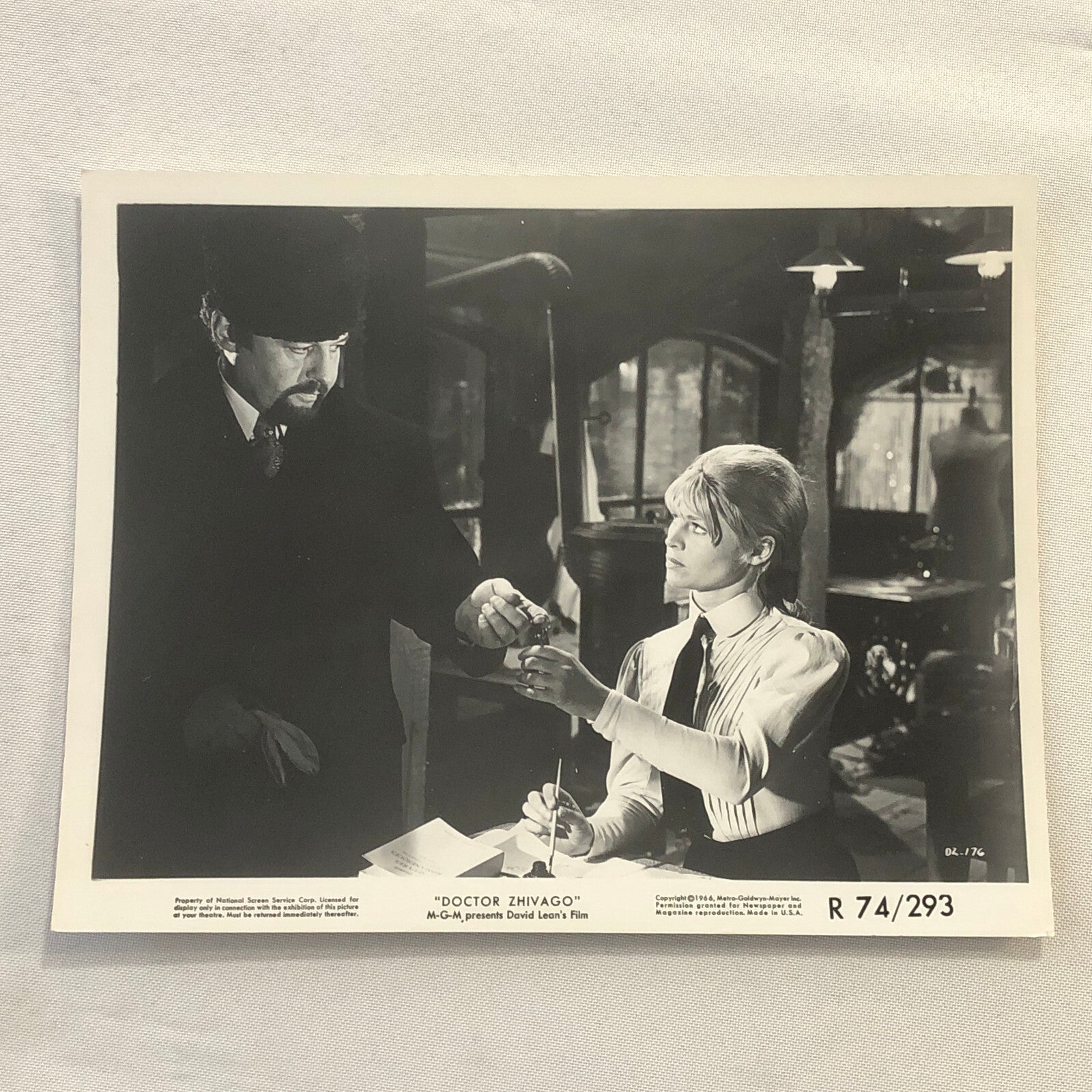 Doctor Zhivago Movie Press Photo Photograph 1966 Omar Sharif Julie Christie