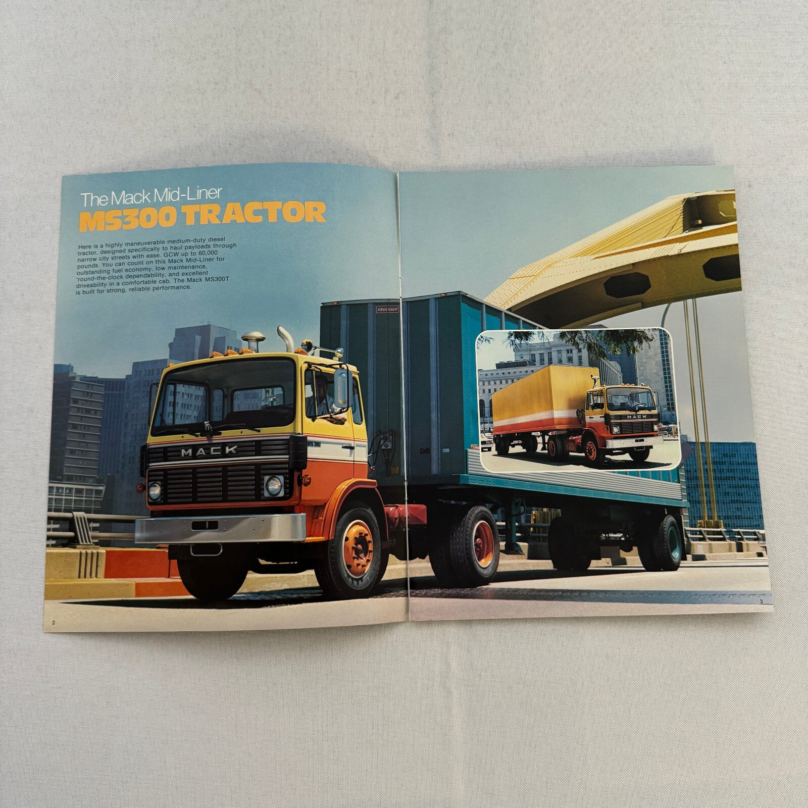 Mack MS300 Midliner Tractor Truck Sales Brochure Catalog