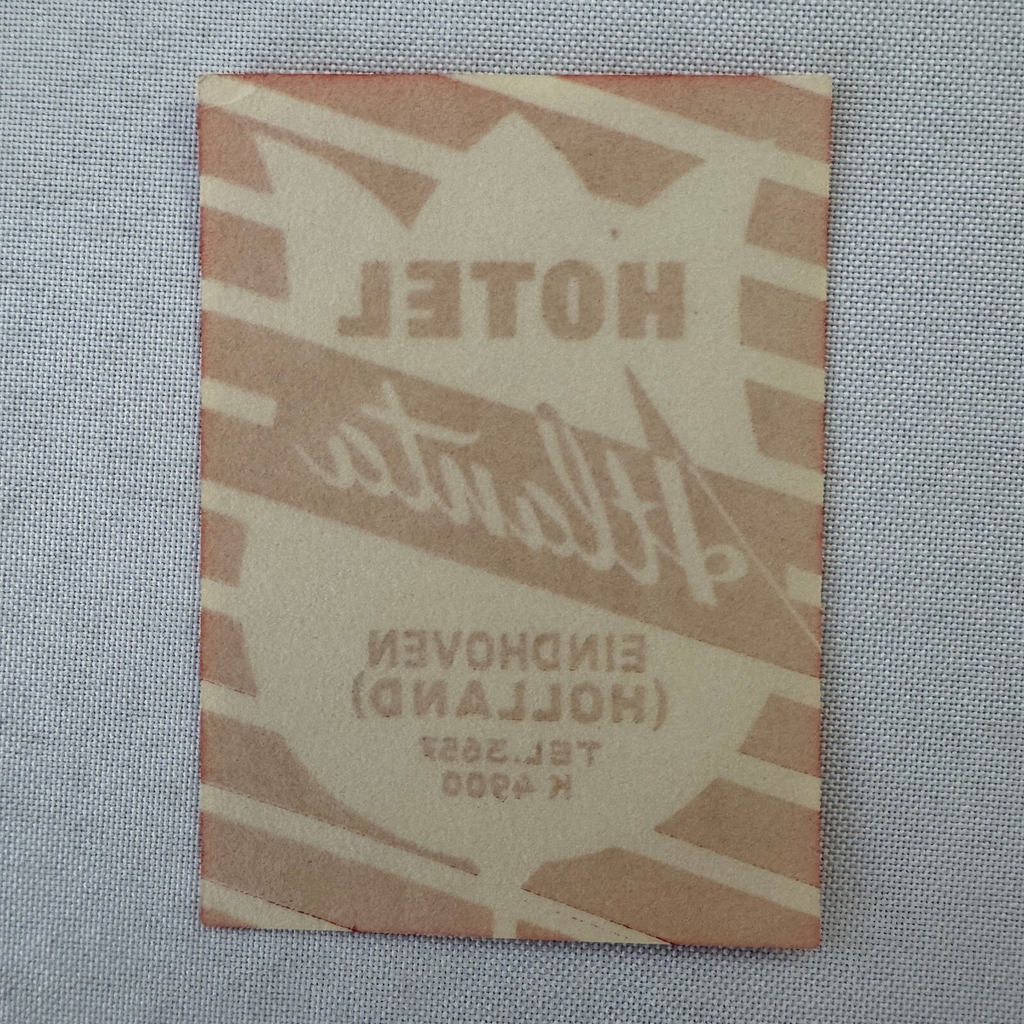 Vintage Hotel Travel Label Hotel Atlanta Eindhoven Holland Netherlands Dutch