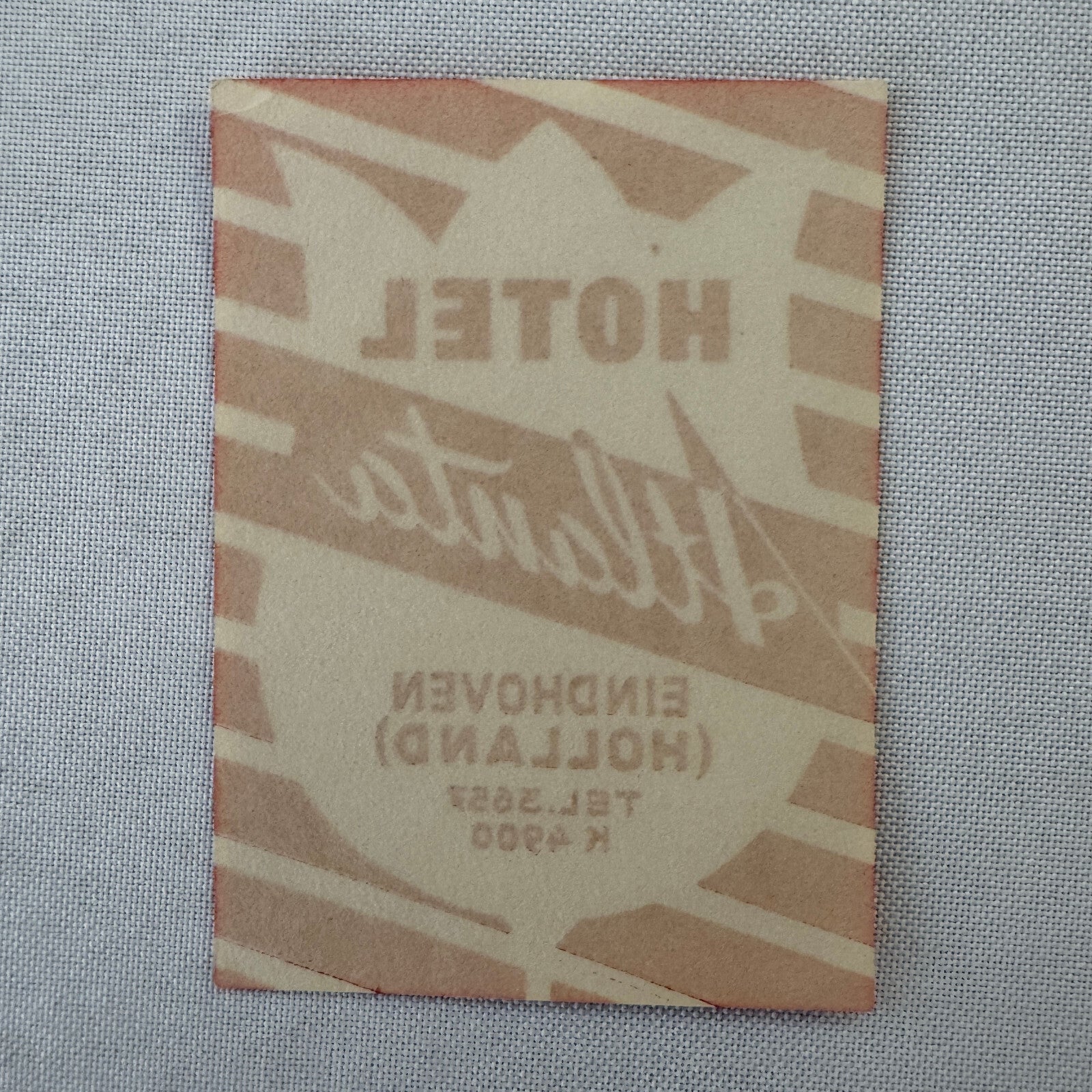 Vintage Hotel Travel Label Hotel Atlanta Eindhoven Holland Netherlands Dutch