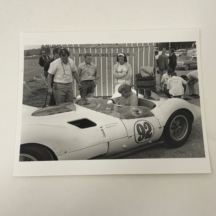Vintage Racing Photograph Troutman Barnes Special Car Motorsport Modern Print