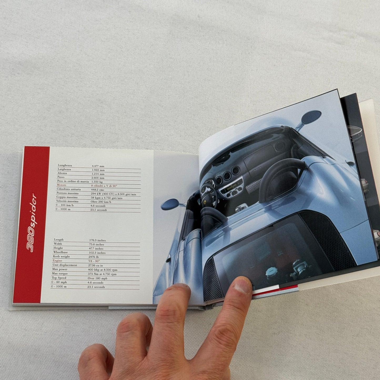 2000 Ferrari Press Kit CD Brochure Ferrari 360 Spider 550 Maranello 456 GT