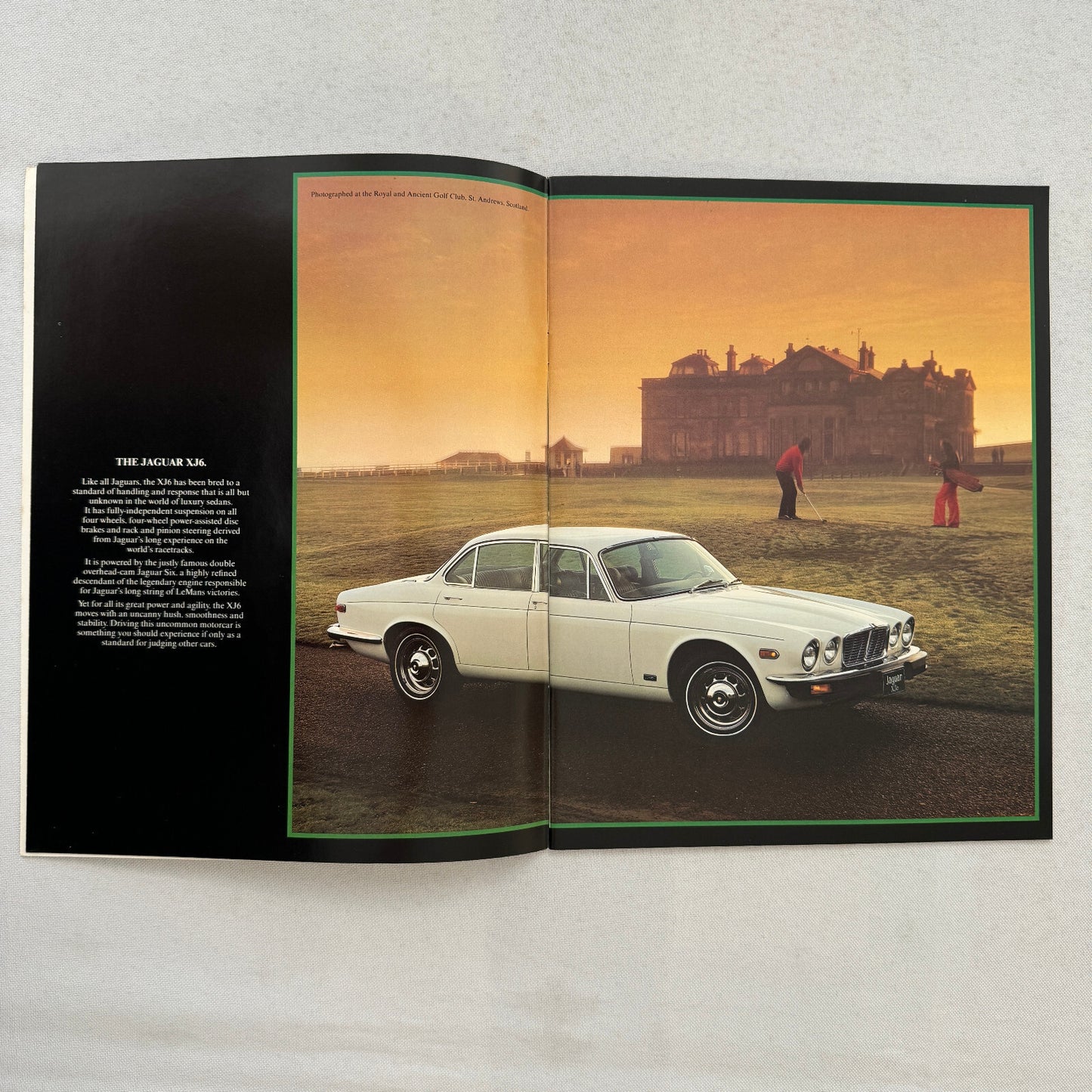Jaguar XJ6 and XJ12 Car Sales Brochure Catalog Advertising 1978