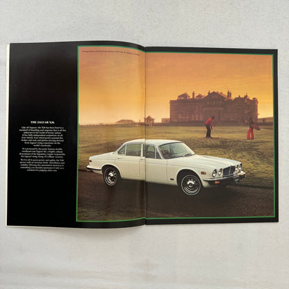 Jaguar XJ6 and XJ12 Car Sales Brochure Catalog Advertising 1978