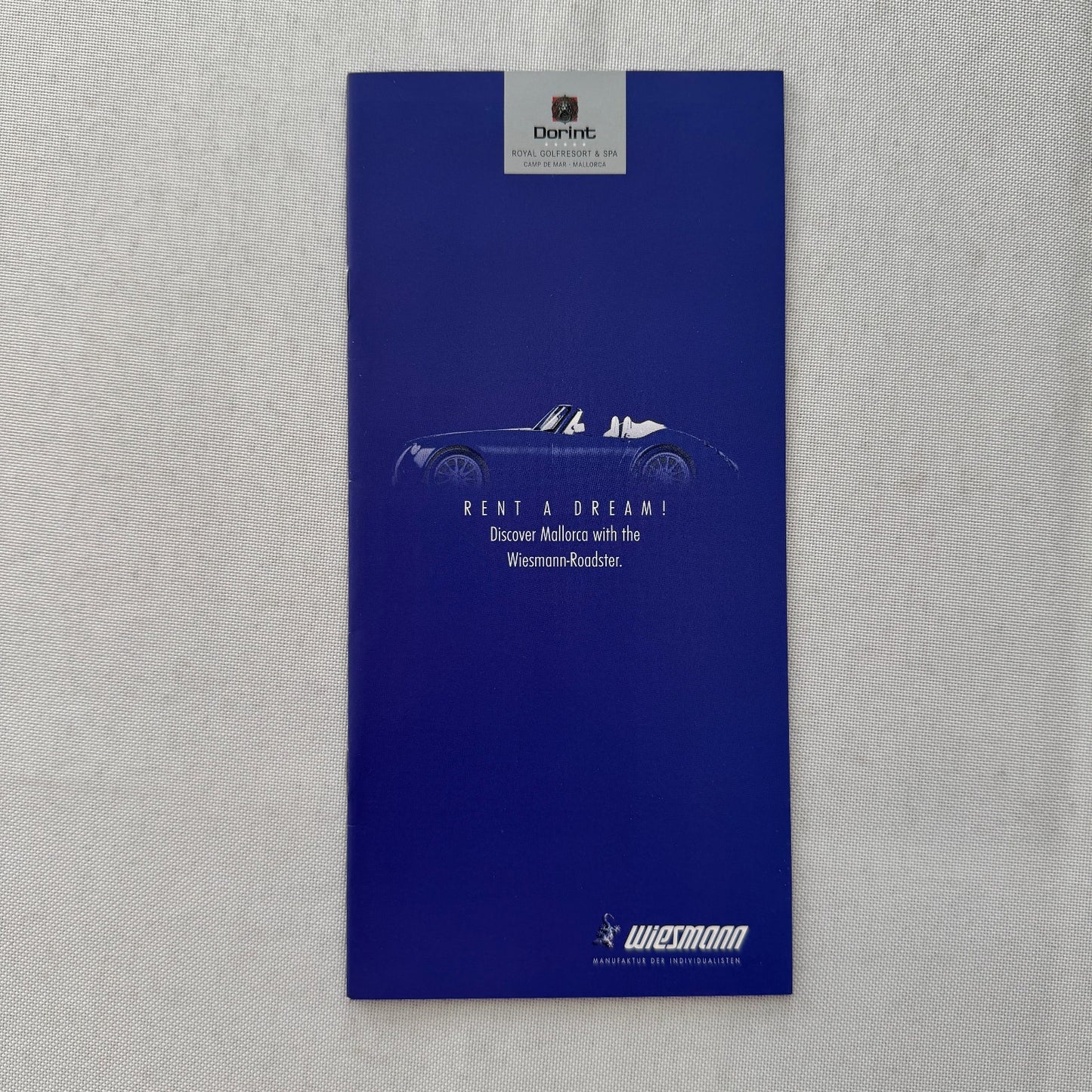 Wiesmann Car Sales Brochure Catalog Lot Wiesmann Roadster German Text