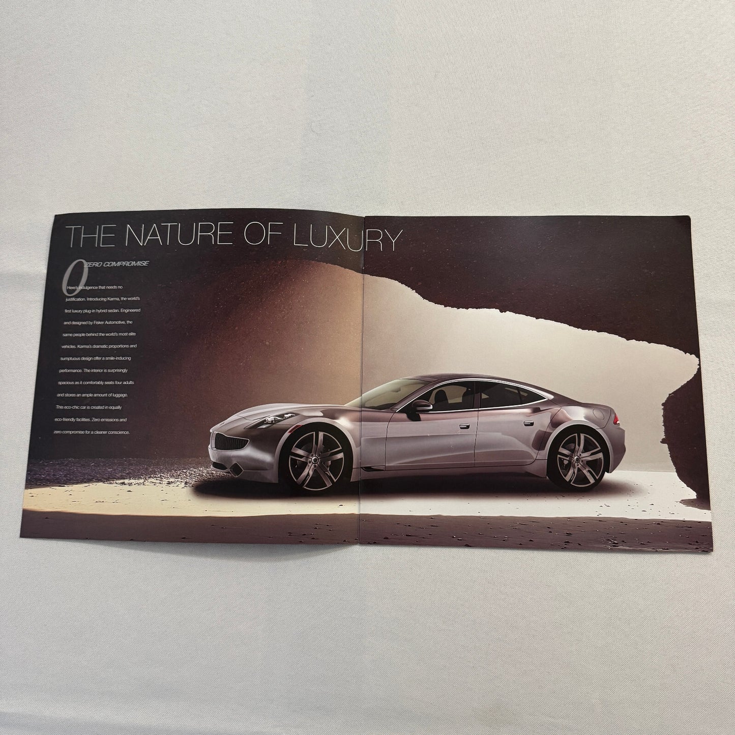 2009 Fisker Karma Car Sales Brochure Catalog Advertising