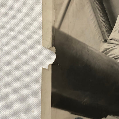 Photo Photograph Early Avaitor in Plane Refilling Antifreeze Aircraft