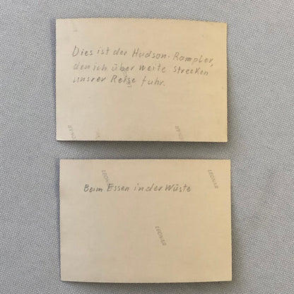 Vintage Volkswagen VW Bus and Rambler Car Photo Photograph Lot of 2 AL22SM2