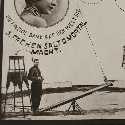 Circus Performer Acrobat Orlando Waldemar Germany Vintage Postcard Post Card