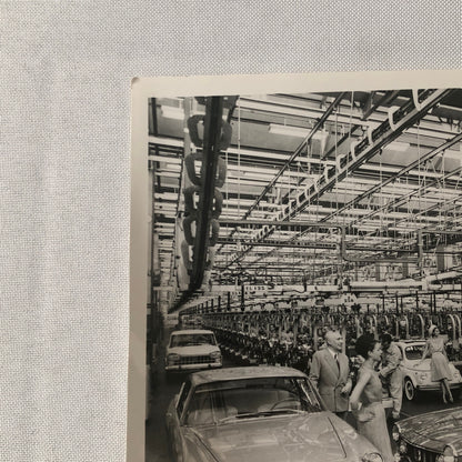 Vintage Fiat Factory Press Photo Photograph Fiat 1600 Cabriolet 500