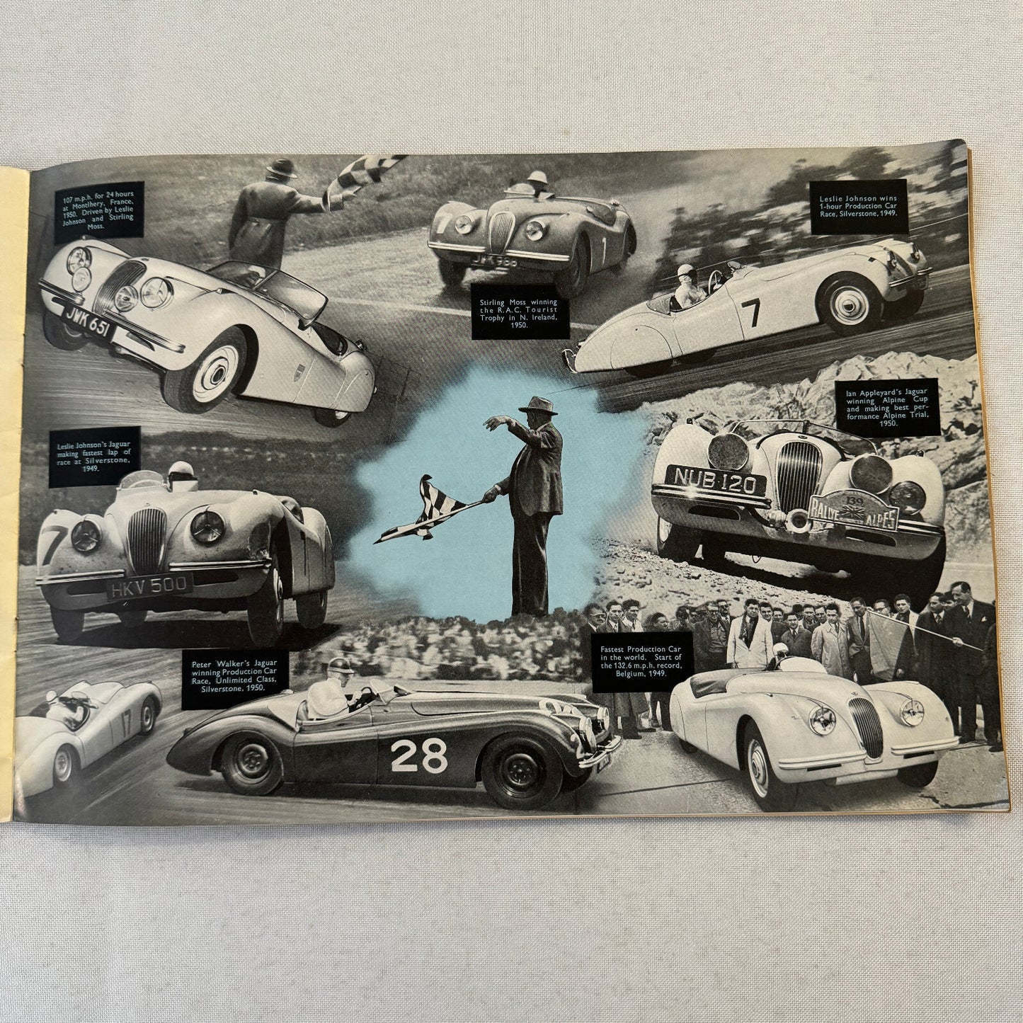 Jaguar Mark VII Saloon Car Sales Brochure Catalog XK120 XK 120 Engine