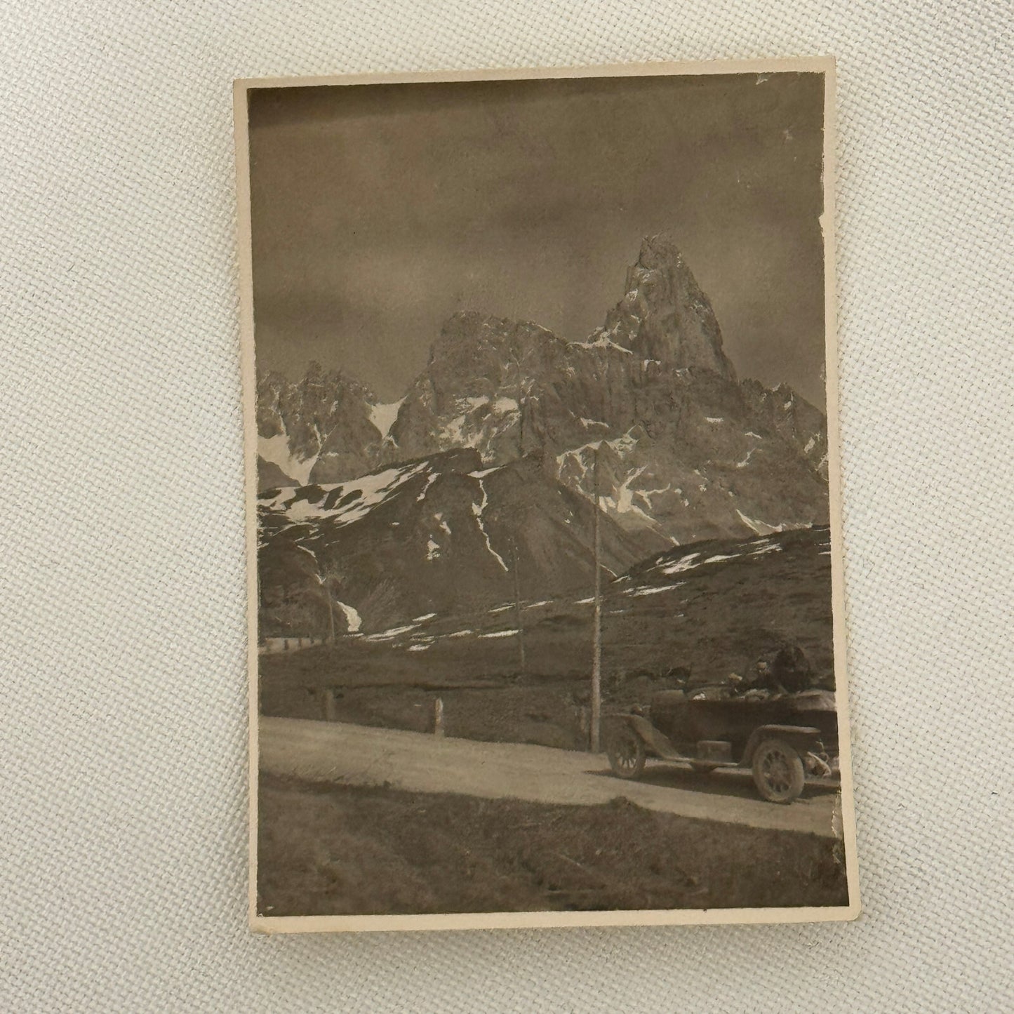 Antique Car Automobile in Mountains Photo Photograph Lot 3x