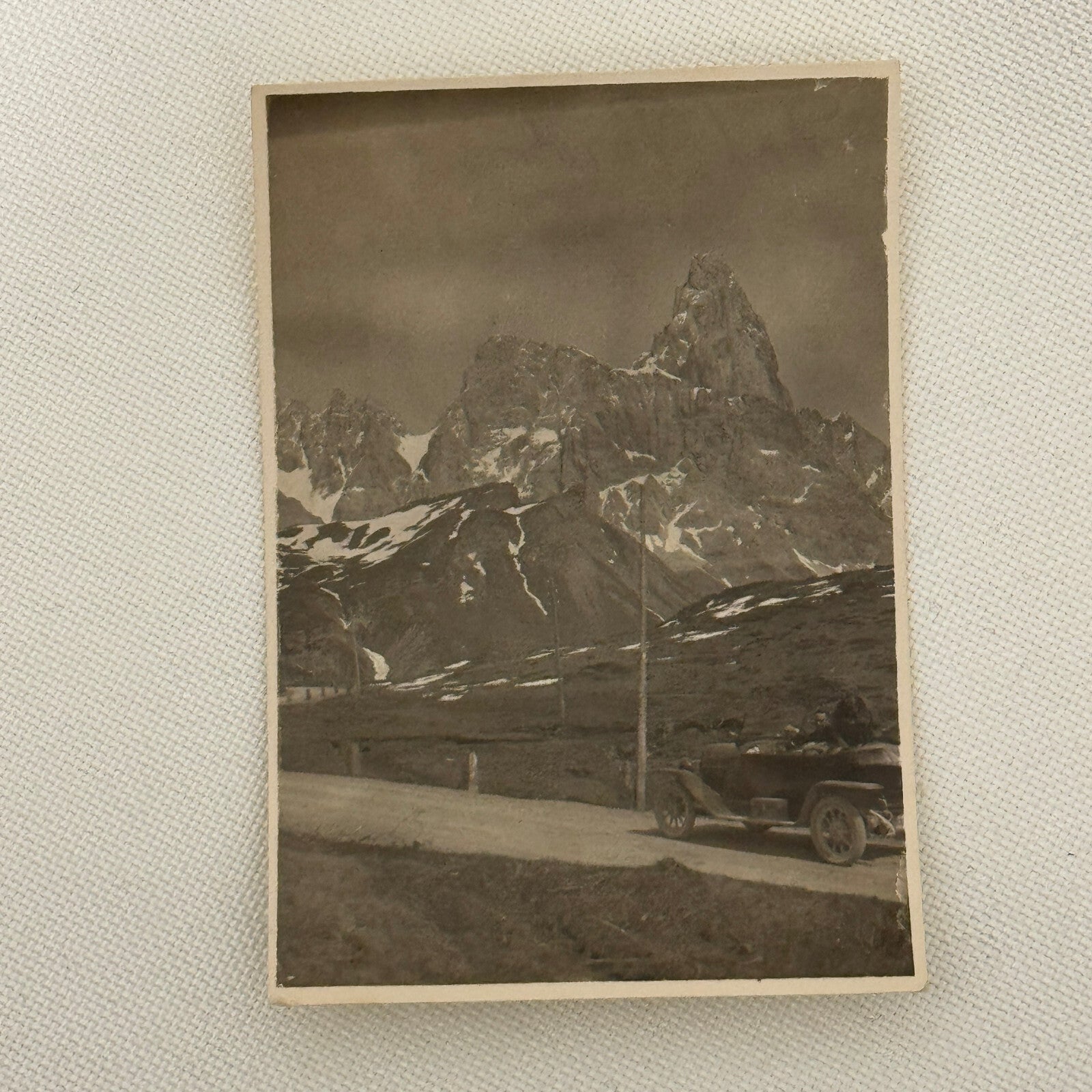 Antique Car Automobile in Mountains Photo Photograph Lot 3x