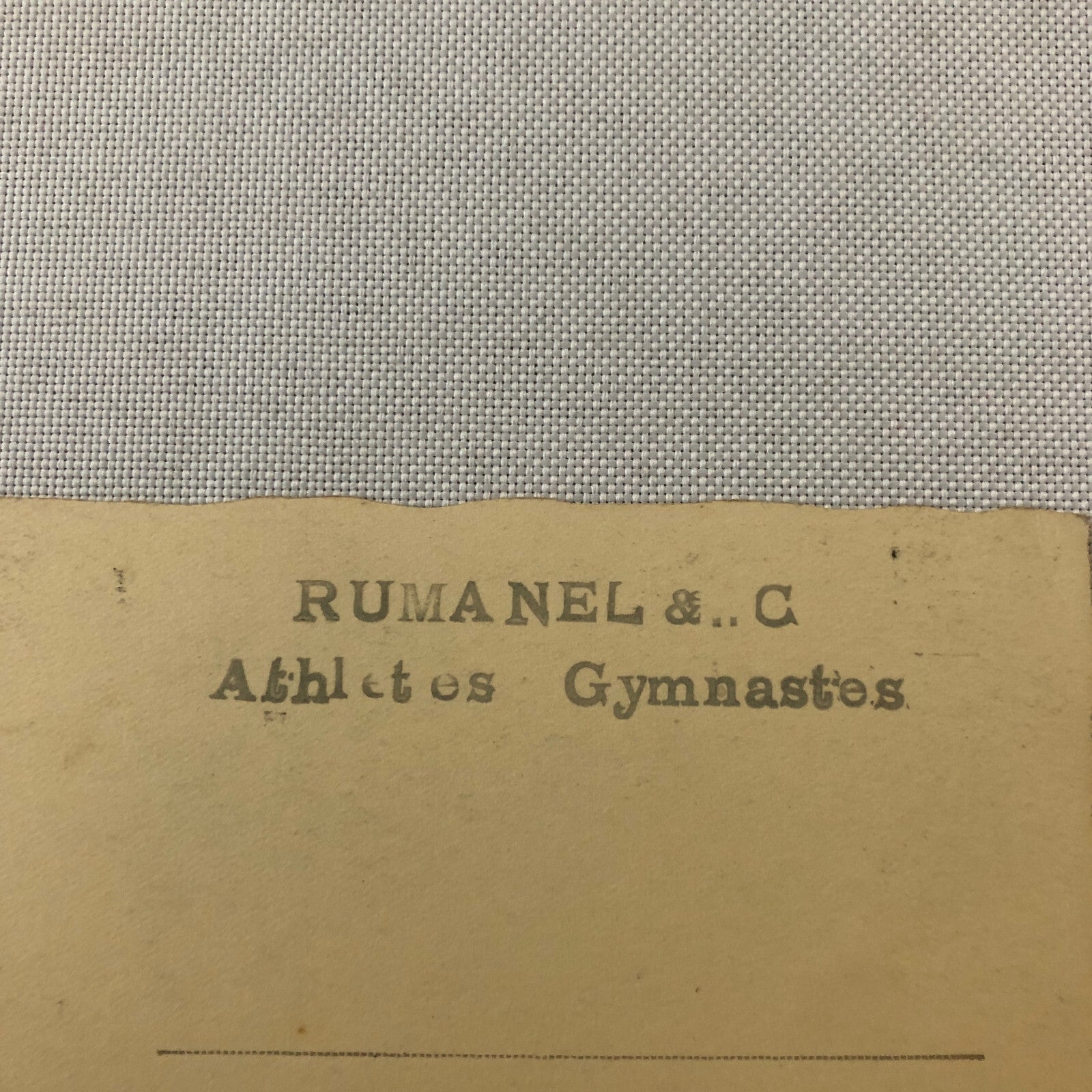 Circus Gymnast Gymnastic Performer Real Photo Postcard RPPC