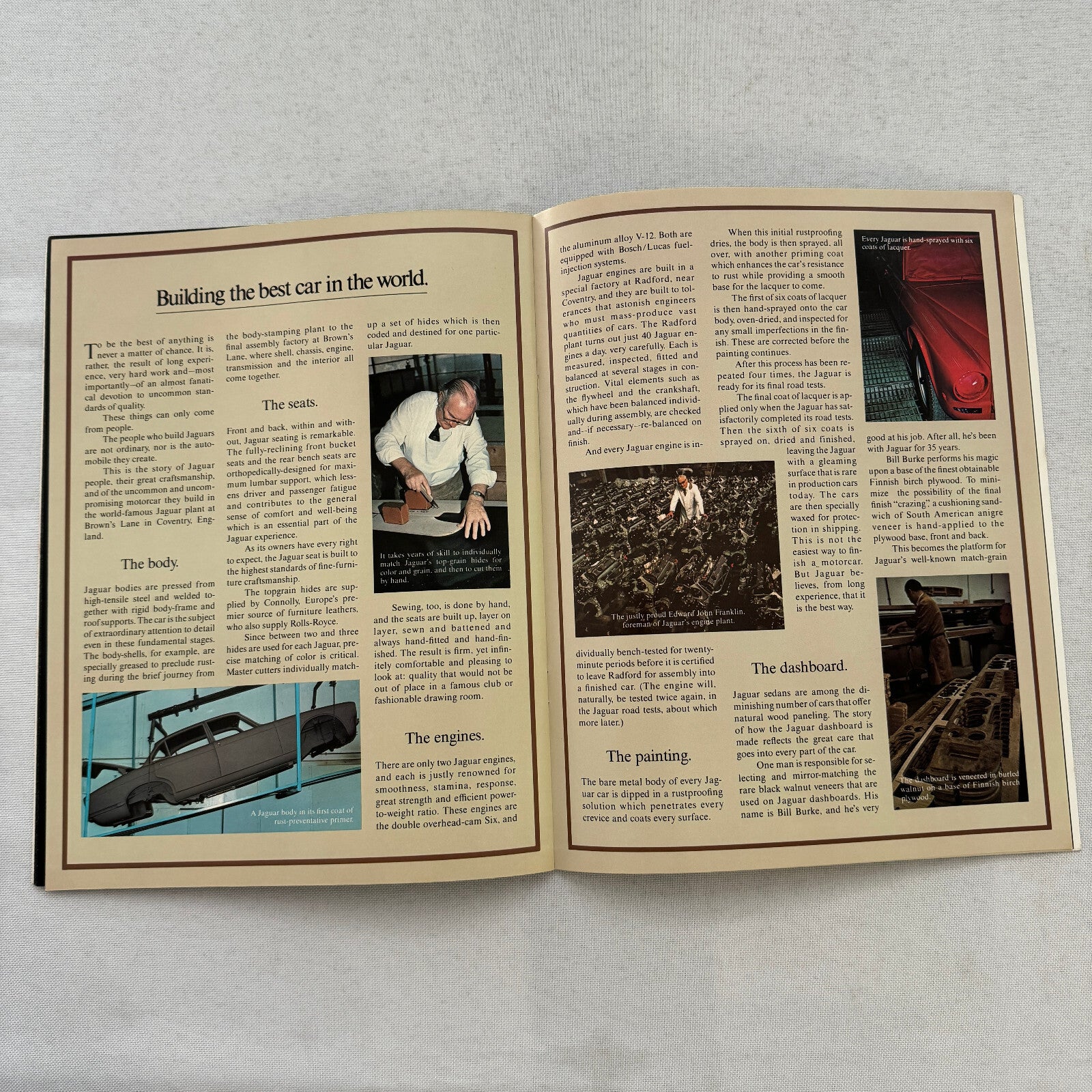 Jaguar XJ6 and XJ12 Car Sales Brochure Catalog Advertising 1978