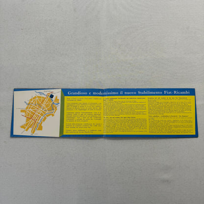 Fiat Ricambi Spare Parts Factory Sales Brochure Catalog Advertising European