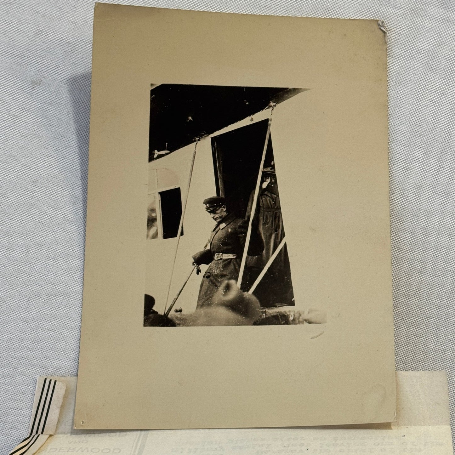Press Photo Photograph Russian Army Aviation Chief Underwood & Underwood