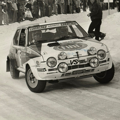 1980 Rallye Monte Carlo Press Photo Photograph DPPI Fiat Ritmo Abarth Car