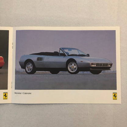 Ferrari Sales Brochure F40 Testarossa 348 Mondial Cabriolet Garage Francorchamps