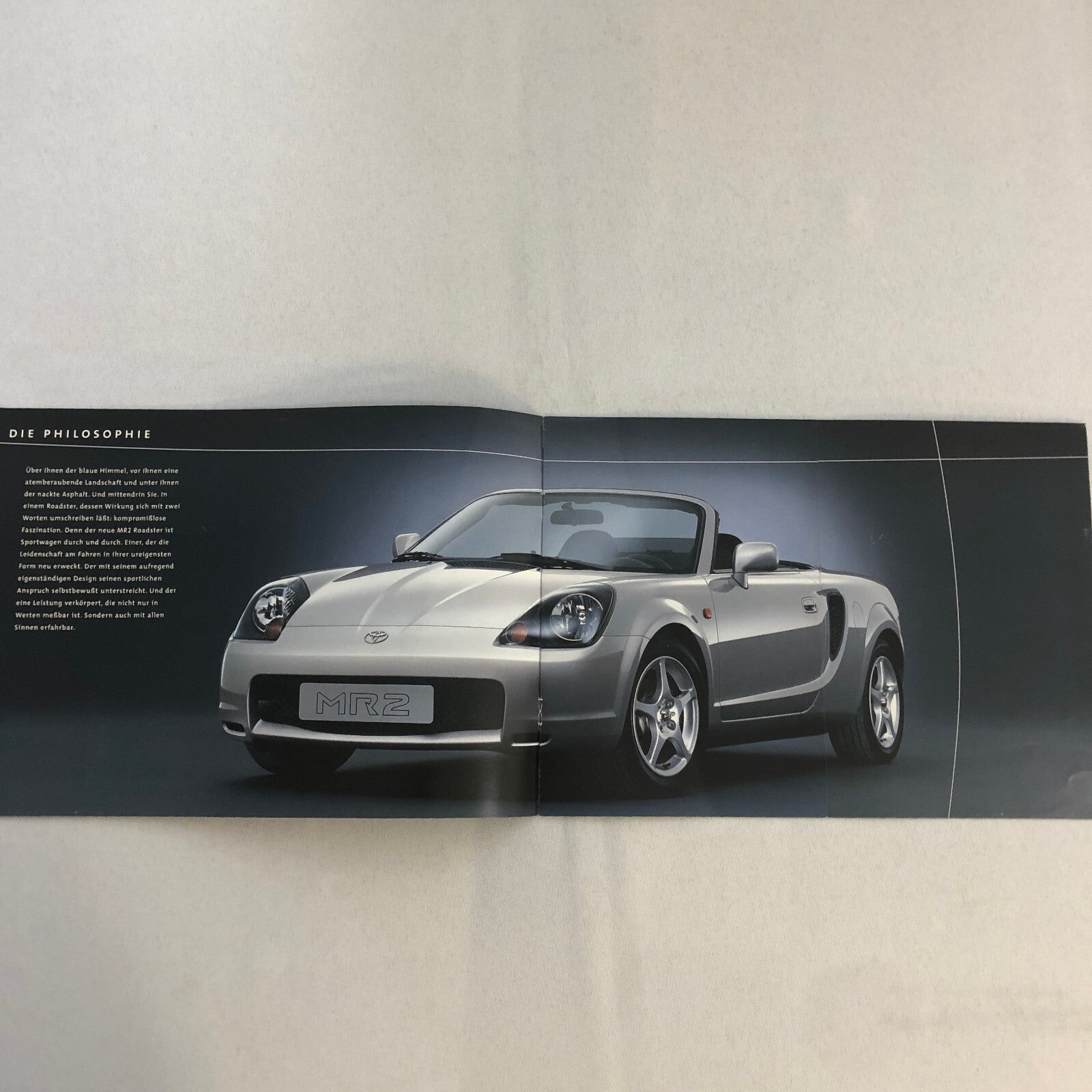 Toyota MR2 Roadster Car Sales Brochure Catalog Advertising GERMAN TEXT European