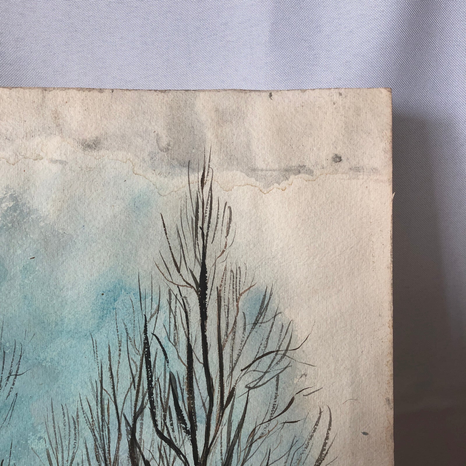 Vintage Painting Art Artwork Artist Arthur E Sudler 1948 Signed Trees