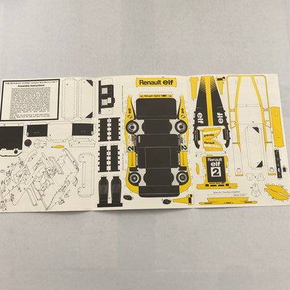Renault A442 LeMans Paper Racing Car Model Brochure Renault 4 5 12 18 20 30 16