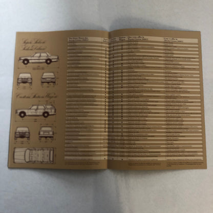 Toyota Crown 2800i Car Sales Brochure Catalog French Italian German European