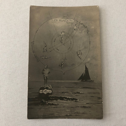 Circus Acrobat Act Postcard Post Card Vintage Les Rijnders