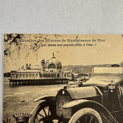 Vintage Car Automobile Postcard Post Card 1911 French