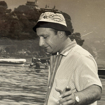Juan Manuel Fangio Retirement Vacation Holiday Italian Press Photo F1 Racing