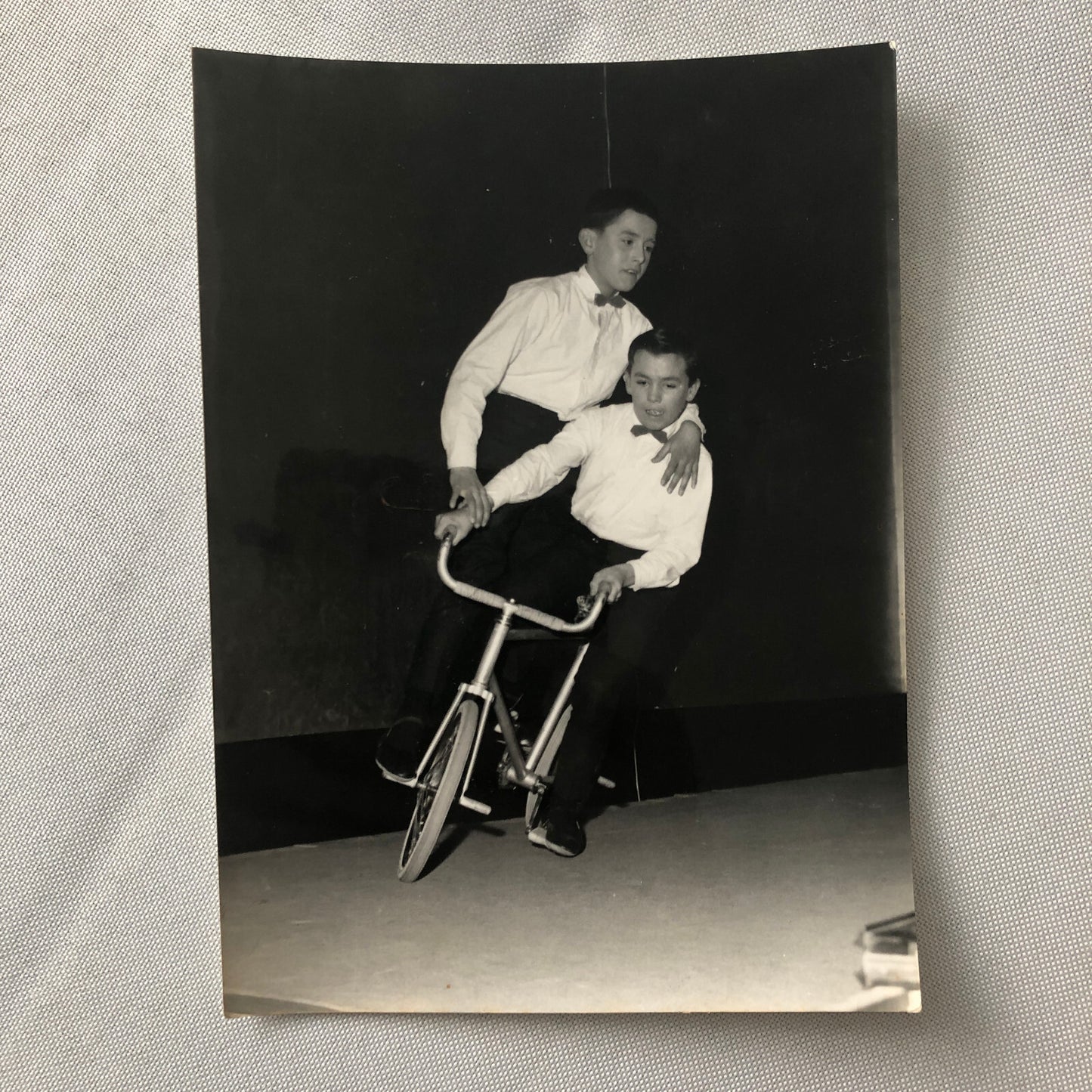 Circus Bicycle Unicycle Act 3 Santus 3 Julien Vintage Photo Photograph Lot 2x