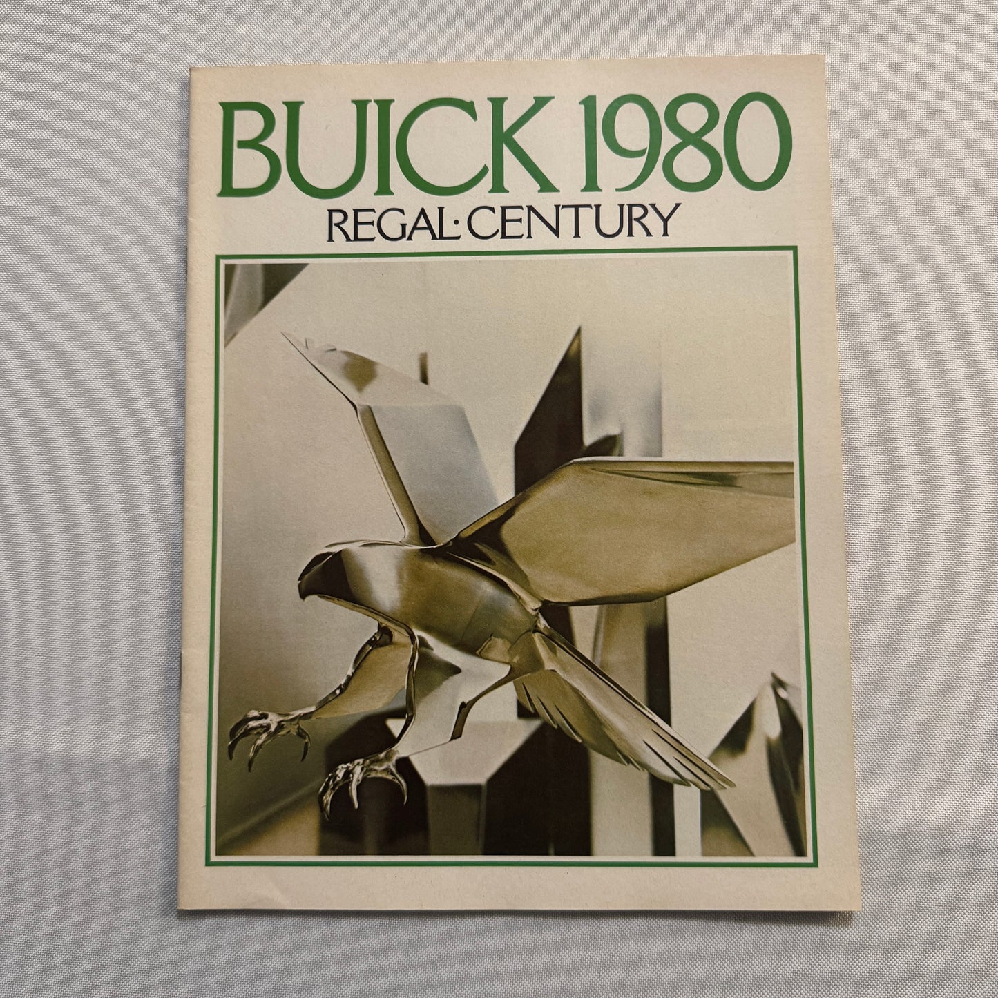 1980 Buick Regal and Century Car Sales Brochure Catalog Advertising
