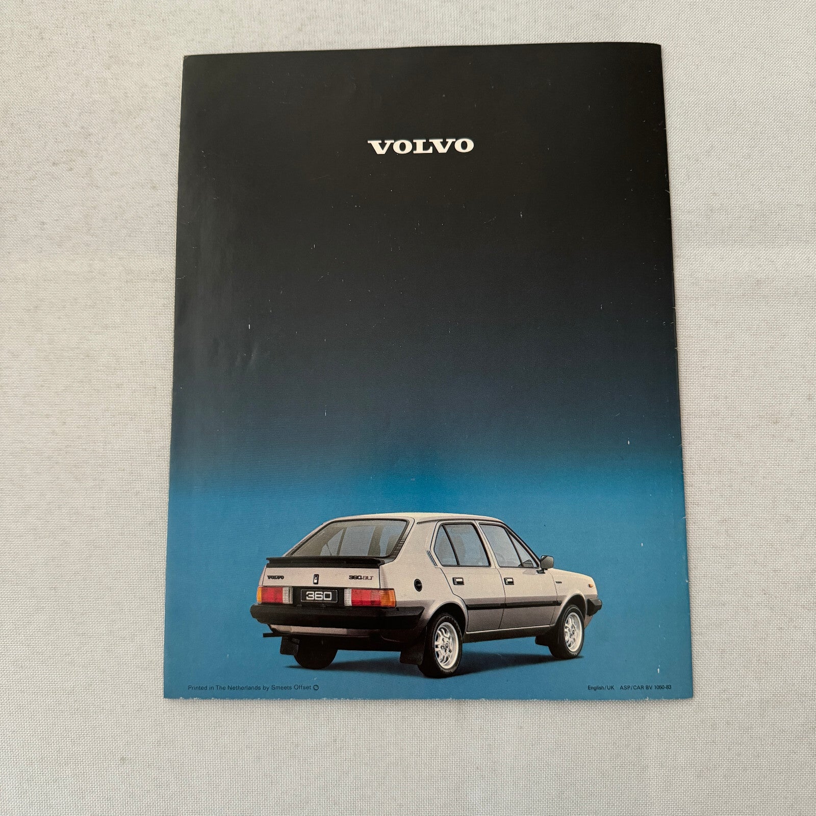 Volvo 360 Car Sales Brochure Catalog Advertising UK Market