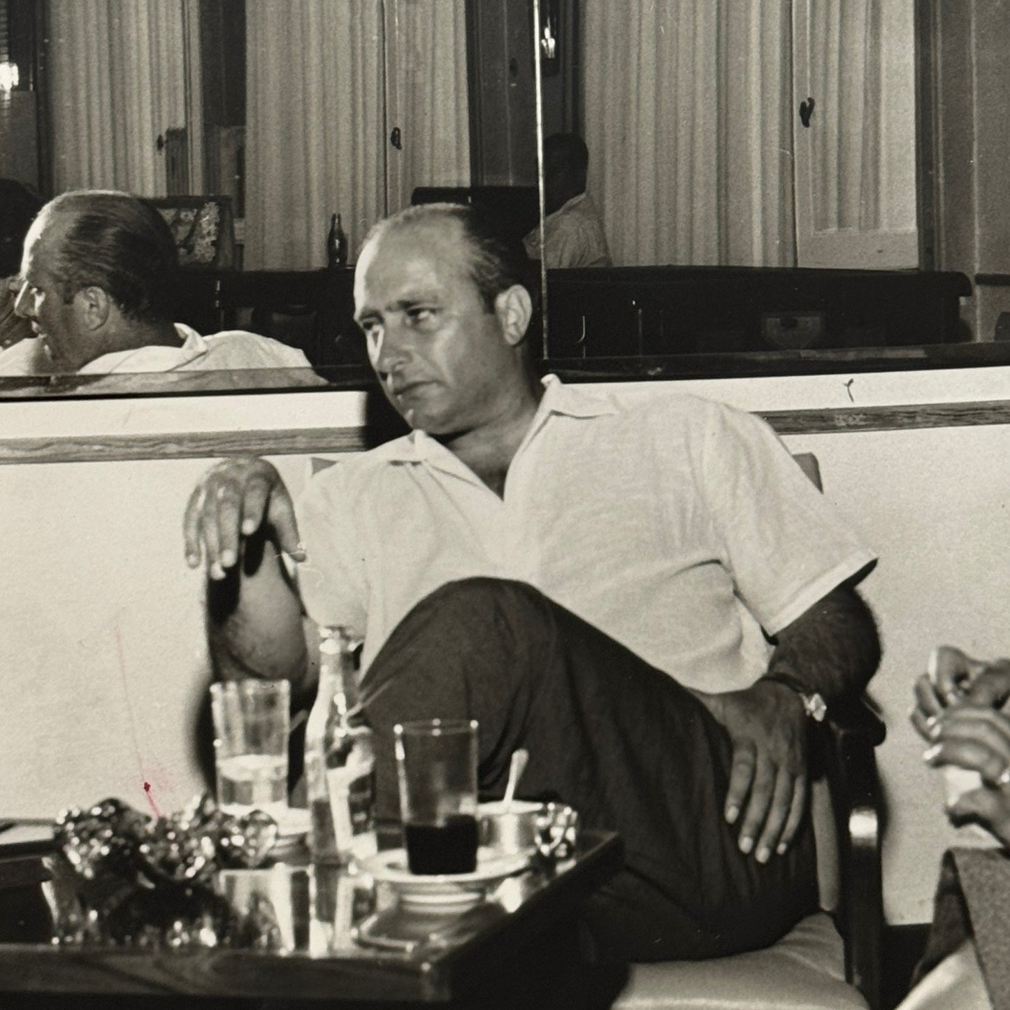 Juan Manuel Fangio Retirement Vacation Holiday Italian Press Photo F1 Racing