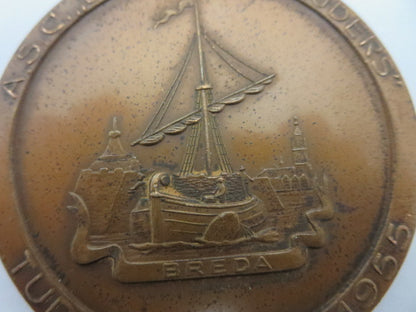 Vintage European Car Club Rally Badge ASC de Baronierijders Turfschiprit 1955