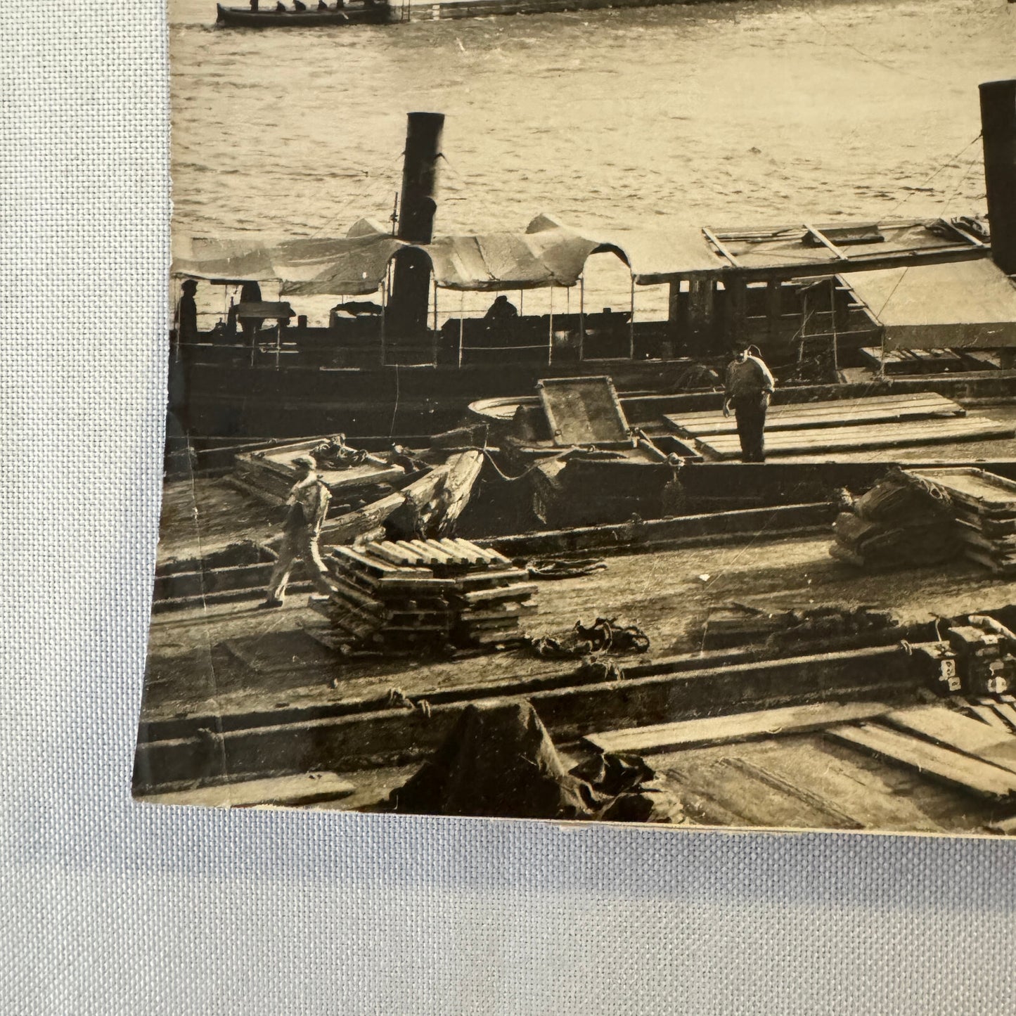 Vintage Military Ship Photo Photograph Print HMS Queen Elizabeth Battleship 1936