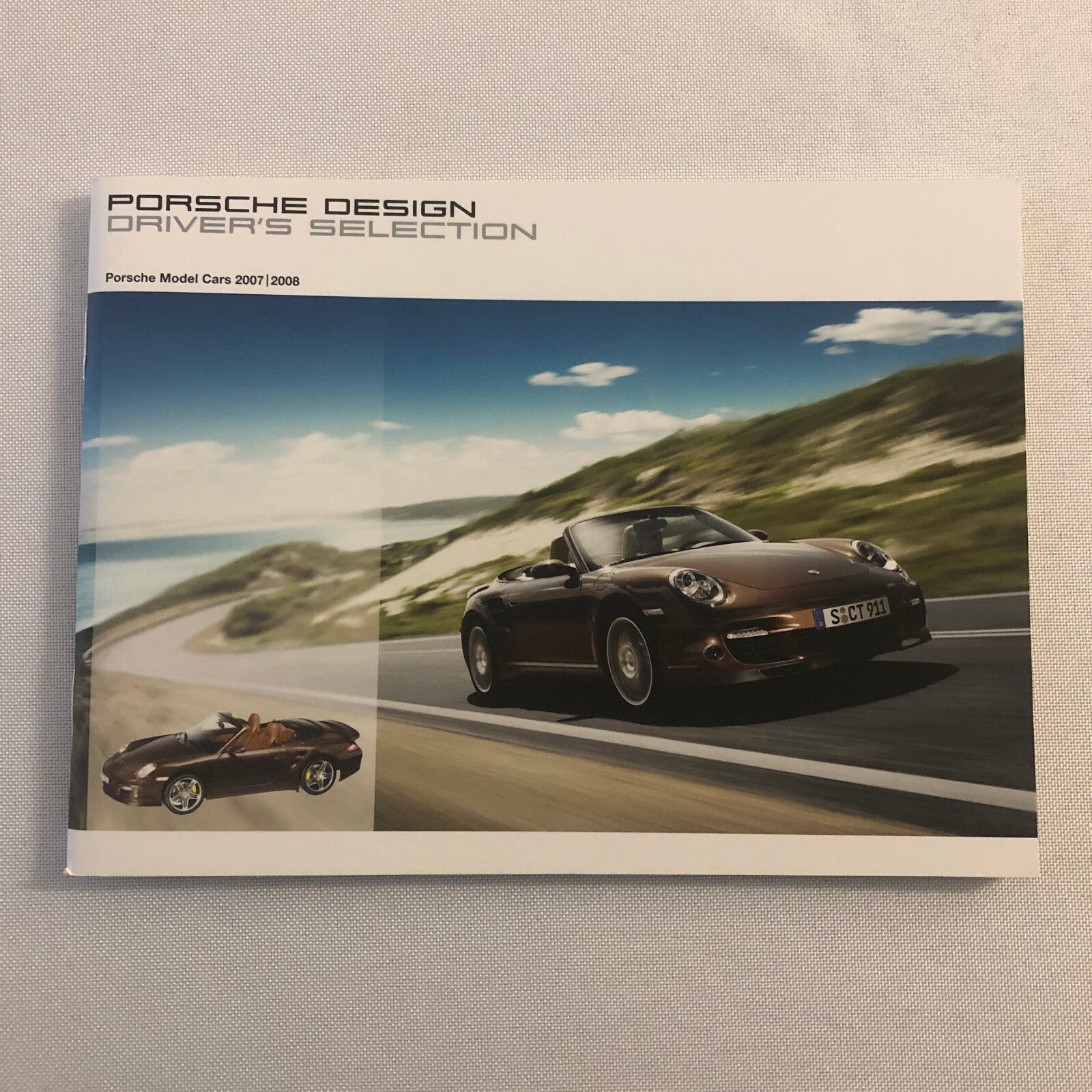 Porsche Model Car Die Cast Sales Brochure Catalog 911 Boxster Racing Cayenne +