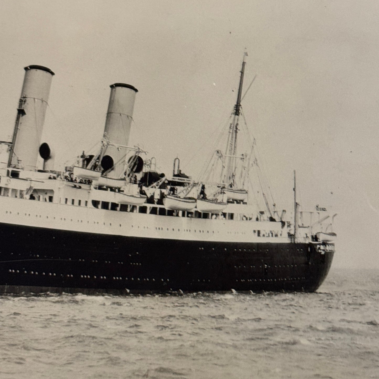 Vintage Ship Boat Photo Photograph Print SS Montrose Ship Canadian Pacific