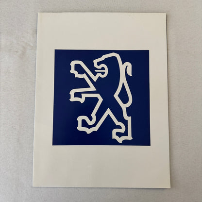 Vintage Peugeot 905 Racing Car Press Kit Motorsport Race Photos 35mm Slides
