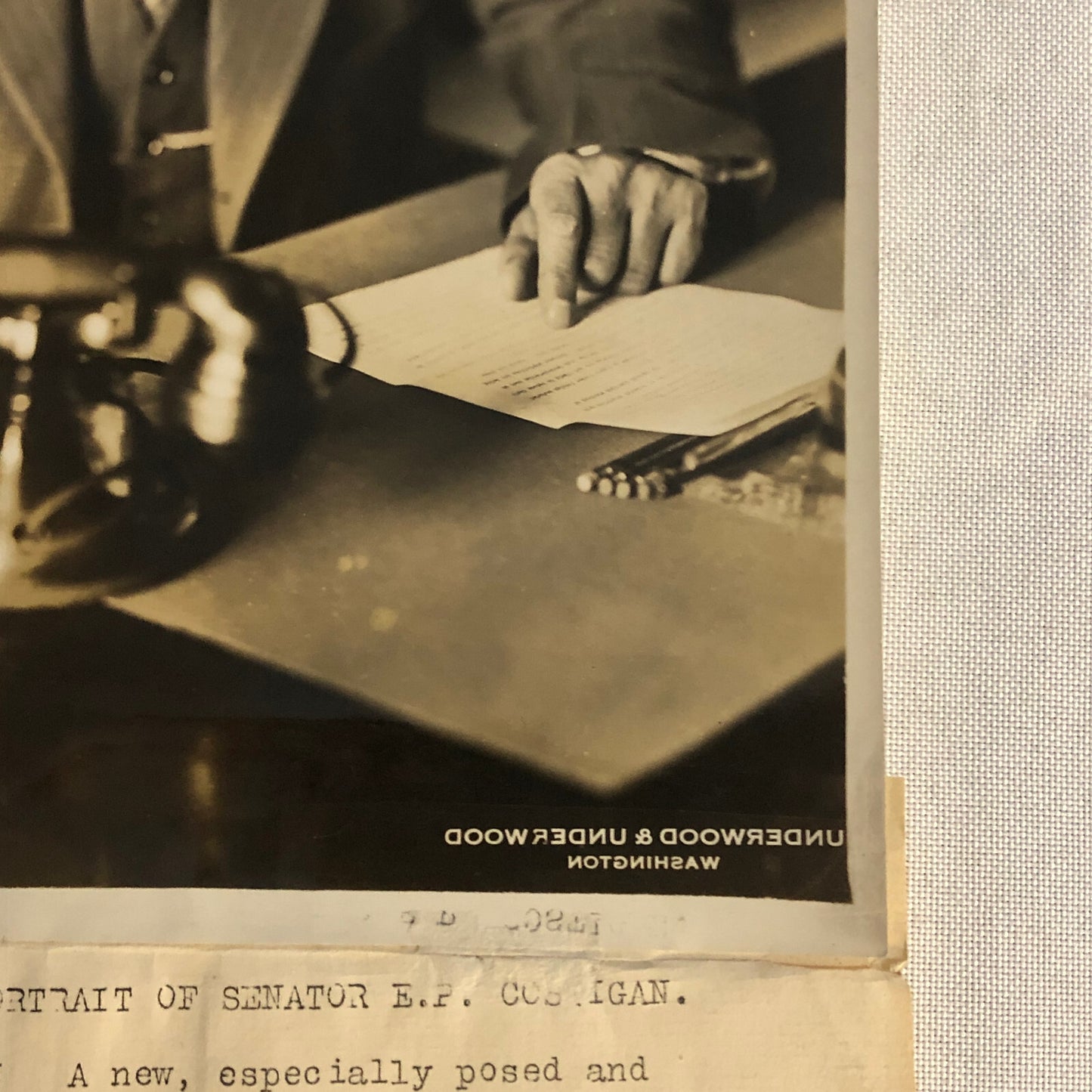 Press Photo Photograph US Senator Edward Prentiss Costigan Colorado 1931