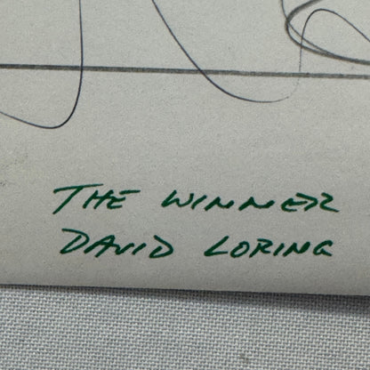 Vintage Car Racing Photo David Loring Race Driver Press Photograph Print