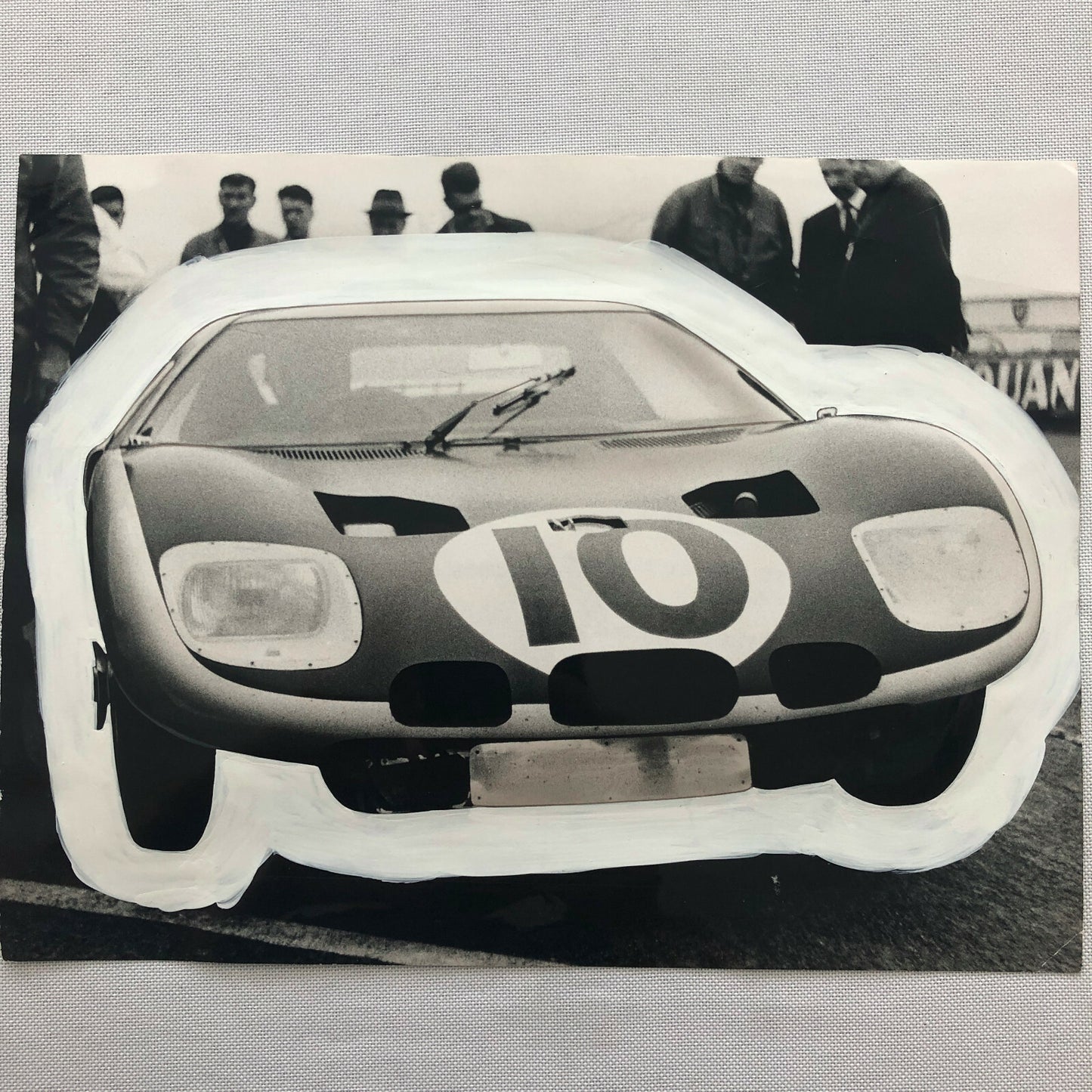 Vintage 1964 Ford GT40 LeMans Racing Press Photo Photograph Publifoto