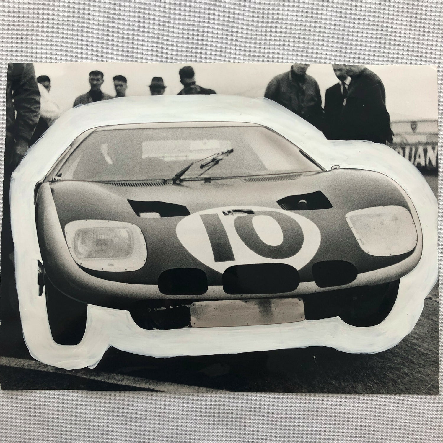 Vintage 1964 Ford GT40 LeMans Racing Press Photo Photograph Publifoto