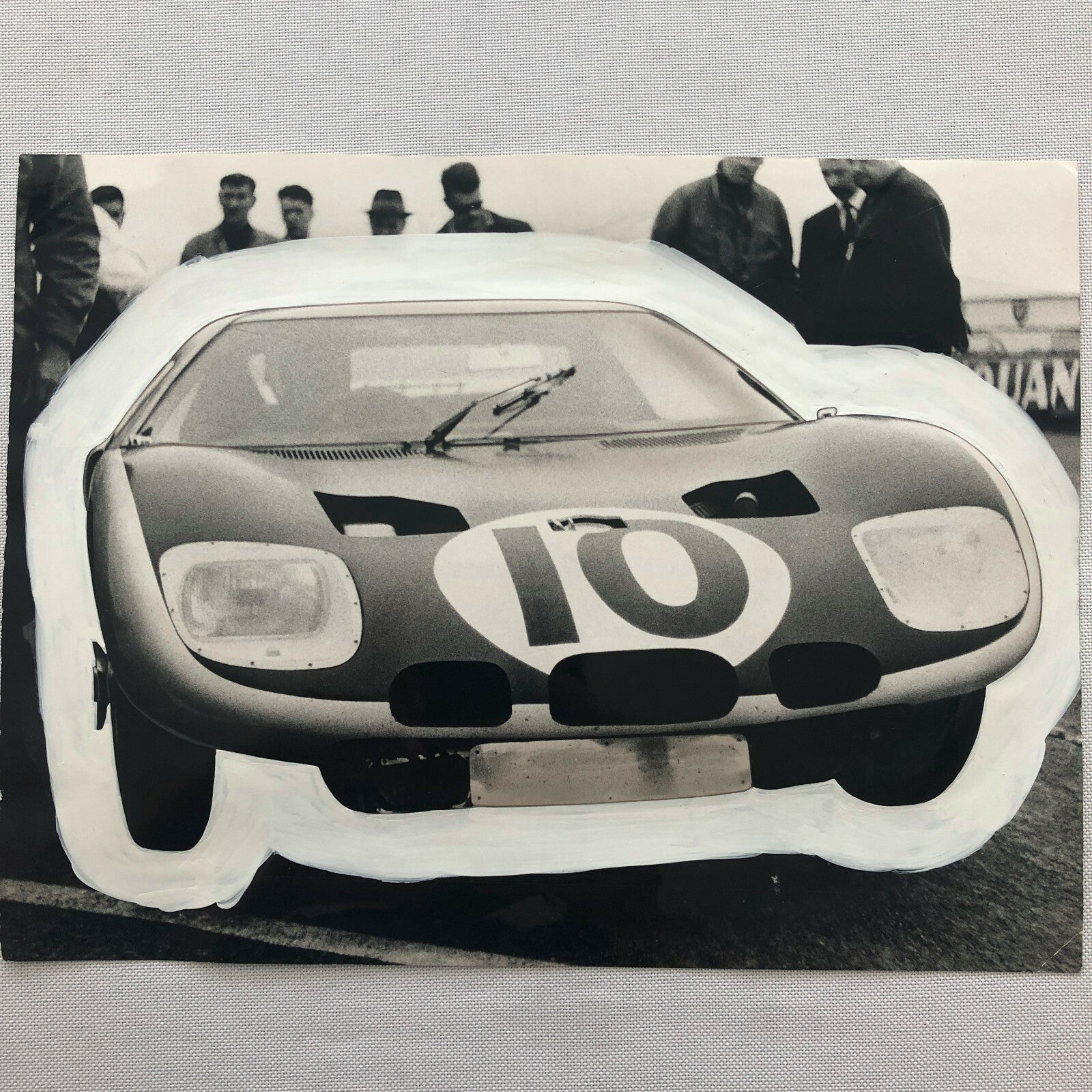 Vintage 1964 Ford GT40 LeMans Racing Press Photo Photograph Publifoto