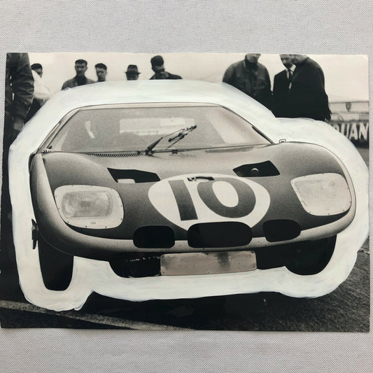 Vintage 1964 Ford GT40 LeMans Racing Press Photo Photograph Publifoto