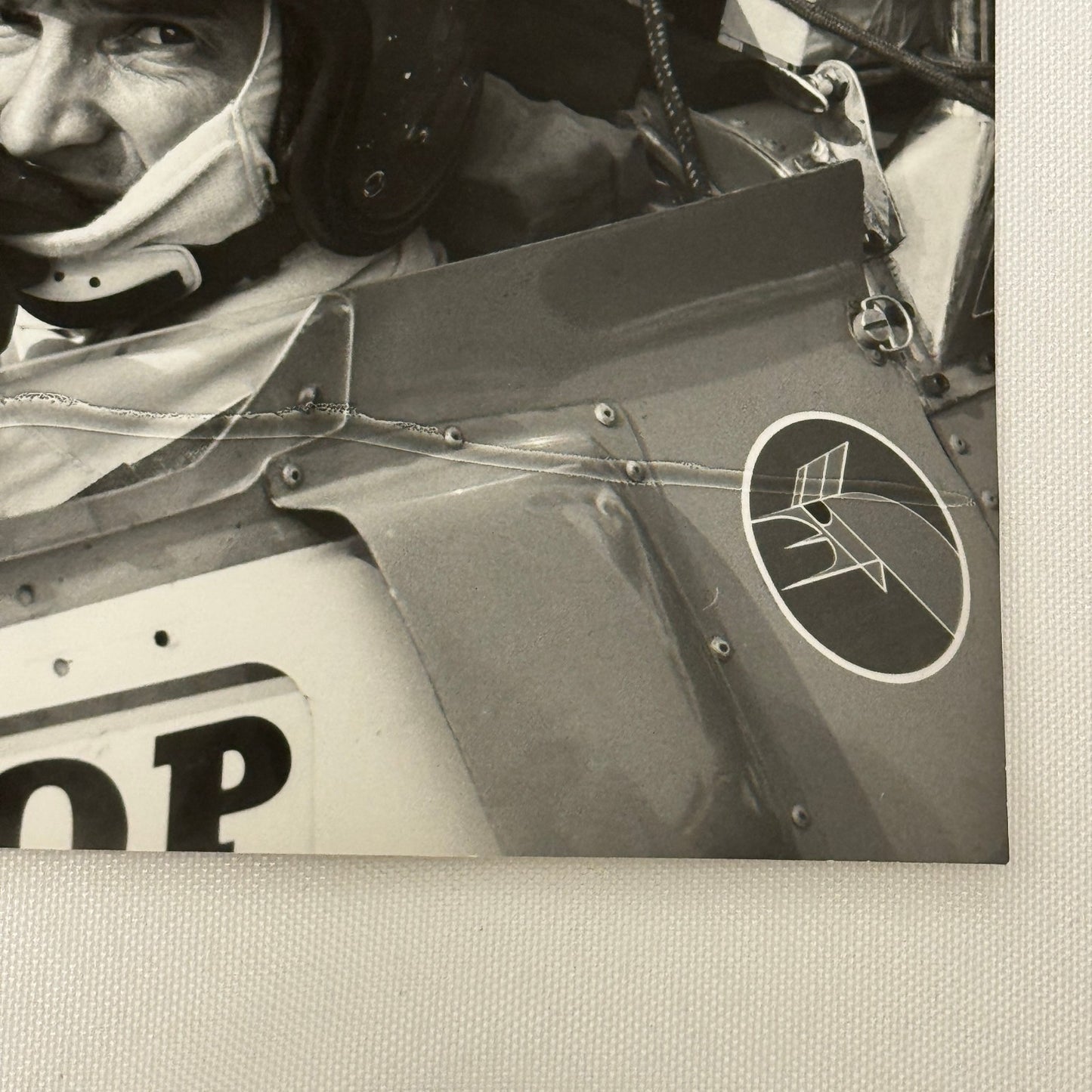 Vintage Racing Photo JP Beltoise 1969 German Grand Prix Motorsport Photograph