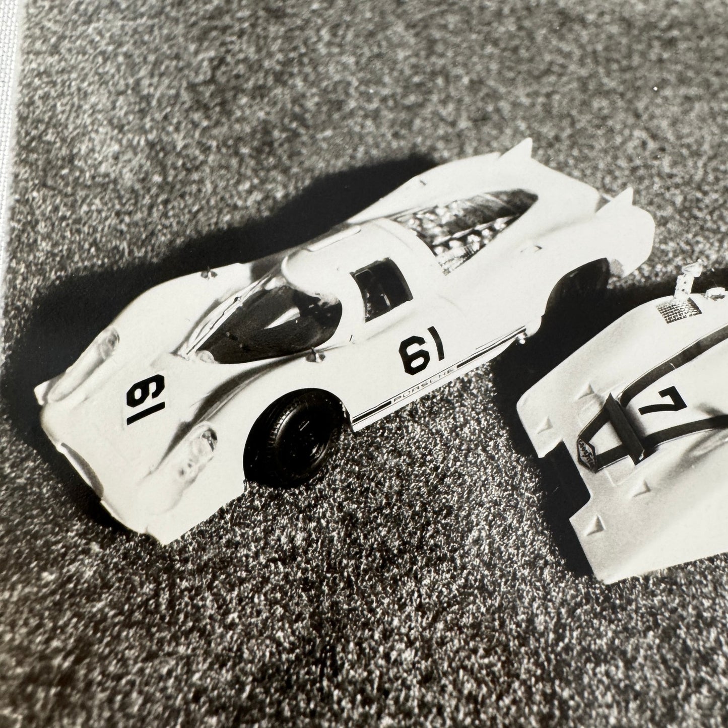 Vintage Porsche Toy Car Photo Photograph Print Lot 3x